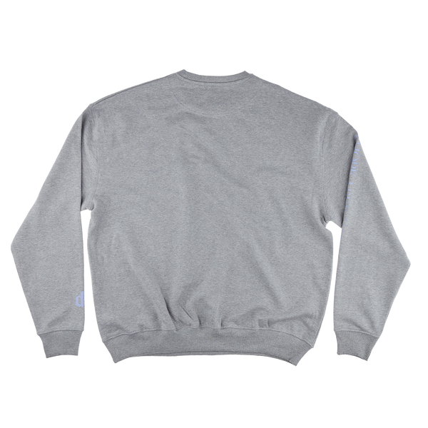 Plain gray top crewneck sweatshirt