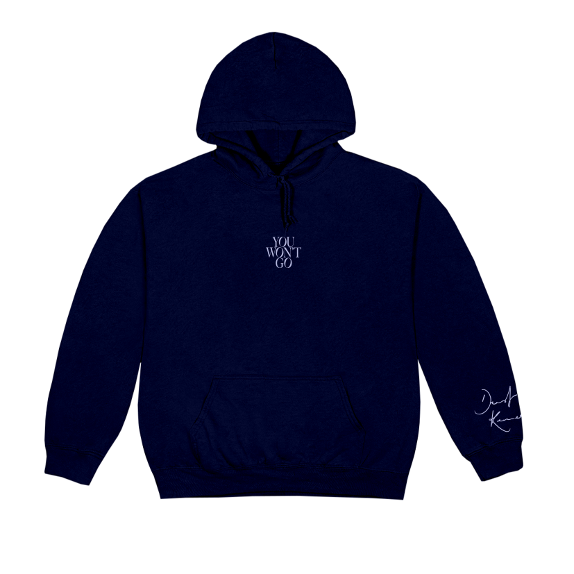 After Rain Navy Blue Hoodie