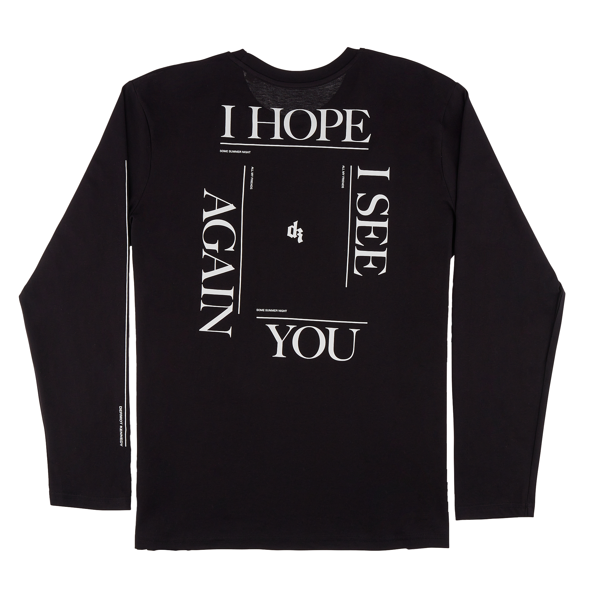 All My Friends Black Longsleeve Tee